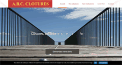 Desktop Screenshot of abcclotures.fr